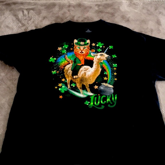 Lucky cat lama tee - Picture 1 of 4